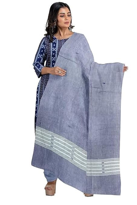 Odisha Sambalpuri Handloom Women's Ikat Cotton Ethnic Dress Material Set Unstitched salwar suit for Women's - By Utkal Handlooms - Dress Material by Utkal Handlooms