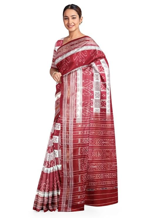 Utkal Handlooms - Women Sambalpuri Pure Cotton Bomkai Saree for women - Saree by Utkal Handlooms