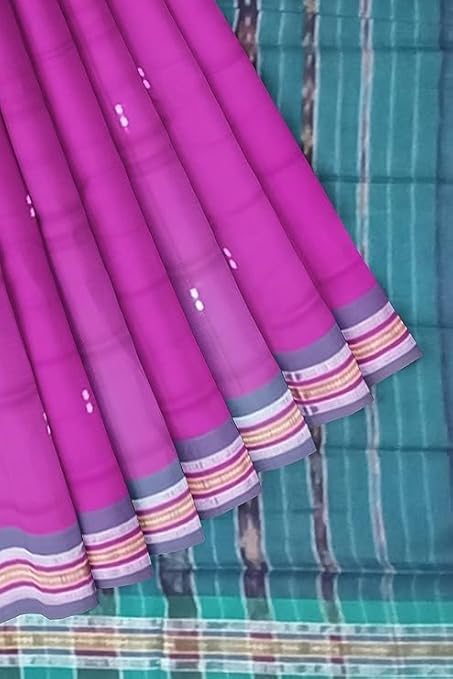 Odisha Sambalpuri Handloom Ikat Women Cotton Saree, Odisha Handloom Handmade Pure Cotton Khandua Saree, Ikkat Orissa Traditional Handloom Saree Without Blouse EMS36 - Saree