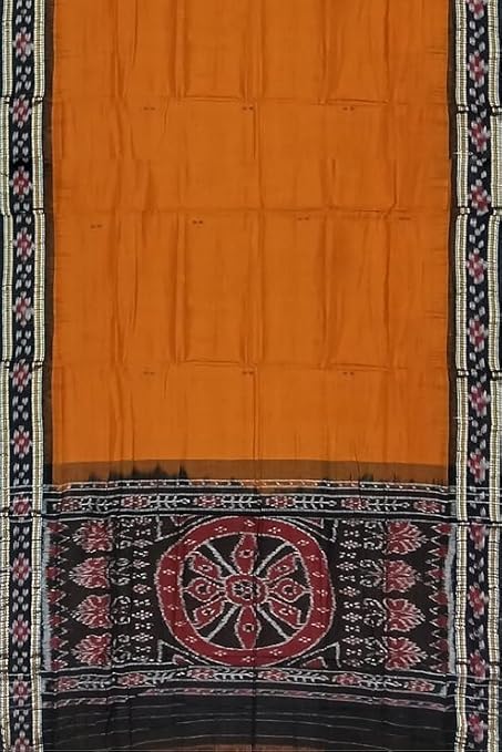 Odisha Sambalpuri Handloom Ikat Women Cotton Saree, Odisha Handloom Handmade Pure Cotton Khandua Saree, Ikkat Orissa Traditional Handloom Saree Without Blouse EMS88 - Saree